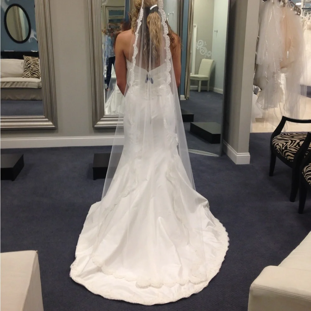 NEW/ NEVER WORN: Paloma Blanca Wedding Dress: style #CA05313 - Picture 3 of 15